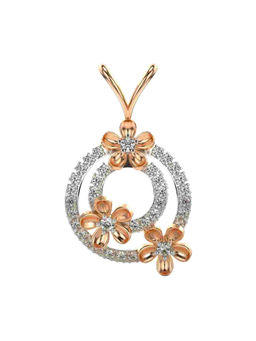 Valanova - Hallmarked 9K Rose Gold and Certified Lab Grown Diamond 0.38Cts Pendant