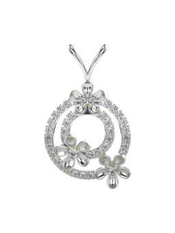 Valanova - Hallmarked 9K White Gold and Certified Lab Grown Diamond 0.38Cts Pendant