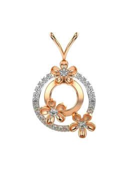 Valanova - Hallmarked 9K Rose Gold and Certified Lab Grown Diamond 0.29Cts Pendant