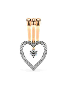 Valanova - Hallmarked 9K Rose Gold and Certified Lab Grown Diamond 0.31Cts Pendant