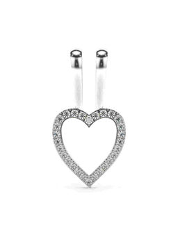 Valanova - Hallmarked 9K White Gold and Certified Lab Grown Diamond 0.20Cts Pendant