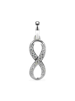 Valanova - Hallmarked 9K White Gold and Certified Lab Grown Diamond 0.19Cts Pendant