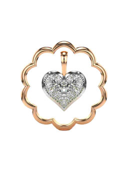 Valanova - Hallmarked 9K Rose Gold and Certified Lab Grown Diamond 0.24Cts Pendant