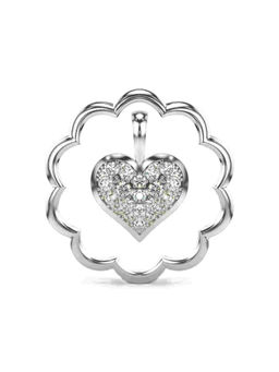 Valanova - Hallmarked 9K White Gold and Certified Lab Grown Diamond 0.24Cts Pendant