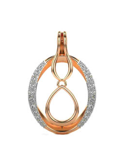 Valanova - Hallmarked 9K Rose Gold and Certified Lab Grown Diamond 0.30Cts Pendant