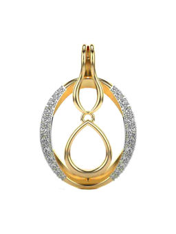 Valanova - Hallmarked 9K Yellow Gold and Certified Lab Grown Diamond 0.30Cts Pendant
