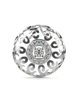 Valanova - Hallmarked 9K White Gold and Certified Lab Grown Diamond 0.27Cts Pendant