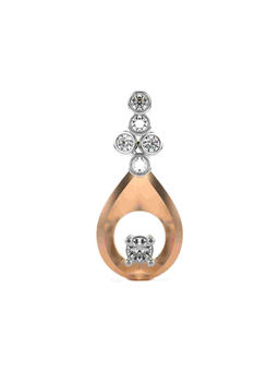 Valanova - Hallmarked 9K Rose Gold and Certified Lab Grown Diamond 0.18Cts Pendant