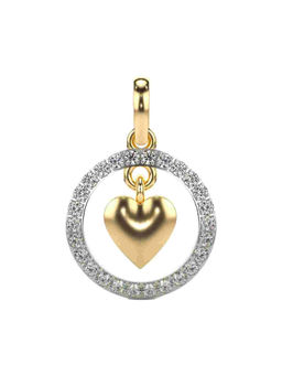 Valanova - Hallmarked 9K Yellow Gold and Certified Lab Grown Diamond 0.36Cts Pendant