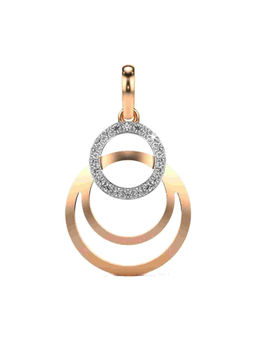Valanova - Hallmarked 9K Rose Gold and Certified Lab Grown Diamond 0.15Cts Pendant