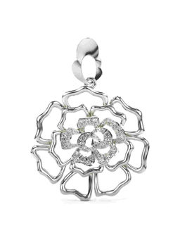 Valanova - Hallmarked 9K White Gold and Certified Lab Grown Diamond 0.21Cts Pendant