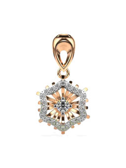 Valanova - Hallmarked 9K Rose Gold and Certified Lab Grown Diamond 0.30Cts Pendant