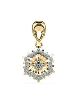 Valanova - Hallmarked 9K Yellow Gold and Certified Lab Grown Diamond 0.30Cts Pendant
