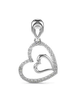 Valanova - Hallmarked 9K White Gold and Certified Lab Grown Diamond 0.27Cts Pendant
