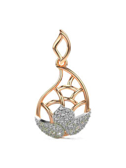 Valanova - Hallmarked 9K Rose Gold and Certified Lab Grown Diamond 0.26Cts Pendant