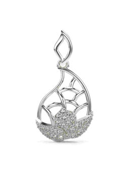 Valanova - Hallmarked 9K White Gold and Certified Lab Grown Diamond 0.26Cts Pendant