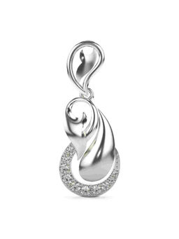 Valanova - Hallmarked 9K White Gold and Certified Lab Grown Diamond 0.15Cts Pendant