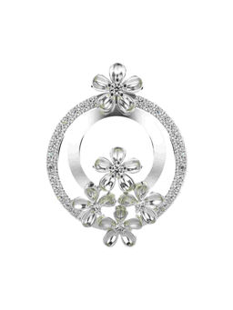 Valanova - Hallmarked 9K White Gold and Certified Lab Grown Diamond 0.31Cts Pendant