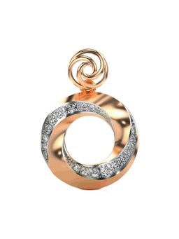 Valanova - Hallmarked 9K Rose Gold and Certified Lab Grown Diamond 0.31Cts Pendant