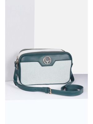 Buy Allen Solly Women Green Casual Sling Bag Online