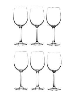 Smartserve - Crystal Stemmed Wine Glass Lead Free 350 ml Set of 6