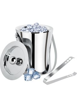Smartserve - Ideal Stainless Steel Ice Bucket with Tong 900ml Set of 1