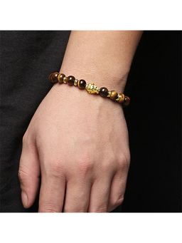 Yellow Chimes - Unisex Black & Brown Bracelet