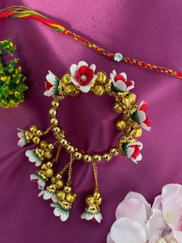 Digital Dress Room - Diamond/Flower Lumba Rakhi (Set of 2)
