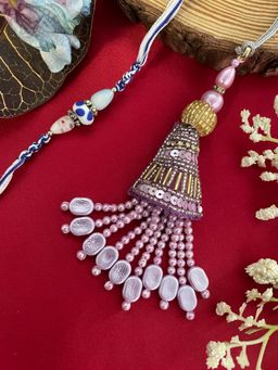 Digital Dress Room - Beads/Tassel Lumba Rakhi (Set of 2)