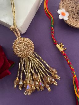Digital Dress Room - Ghungroo/Tassel Lumba Rakhi (Set of 2)