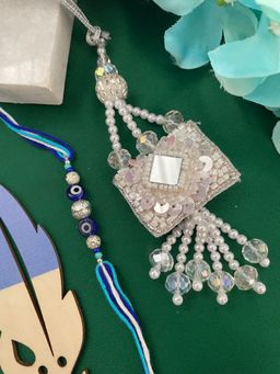 Digital Dress Room - Evil Eye/Tassel Lumba Rakhi (Set of 2)