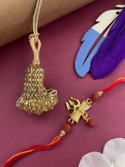 Digital Dress Room - Trishul /Tassel Lumba Rakhi (Set of 2)