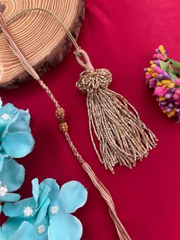 Digital Dress Room - Rudraksha/Tassel Lumba Rakhi (Set of 2)
