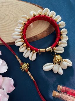 Digital Dress Room - Tortoise/Shell Lumba Rakhi (Set of 2)