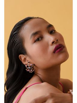 ESME - Purple Candy Floss Studs