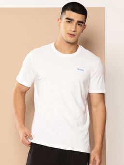 Alcis - Men Chest Print White T-Shirt