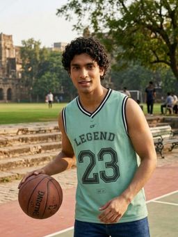 IZF - Men Basket Ball Green Tank