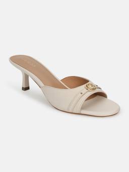 Guess - Women Cream Sabrin Sabot Stiletto Heels