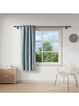 Ddecor Live Beautiful - Ready Made Curtain 5 Ft Window Size Blue (Pack Of 1)