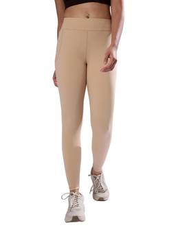 TWIN BIRDS - Beige Active Leggings