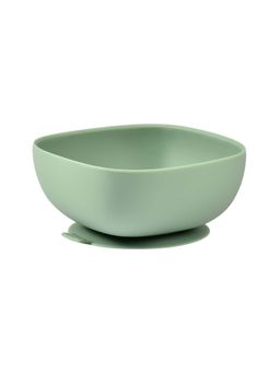 Beaba - Silicone Suction Bowl, Sage Green, 4M+