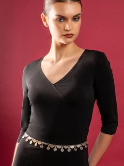 PANASH - Dual Tone Statement Waist Chain