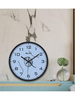 Olive Tree - Blue Floral Wall Clock