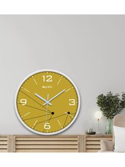 Olive Tree - Mustard Printed Wall Clock