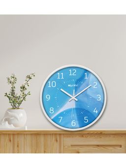 Olive Tree - Blue Printed Wall Clock