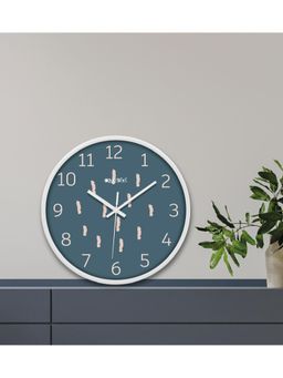 Olive Tree - Teal Printed Wall Clock