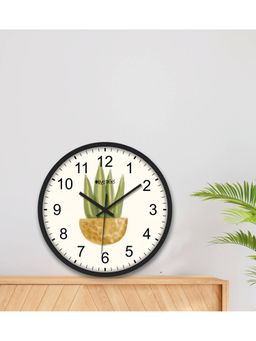 Olive Tree - Off-White Nature Wall Clock