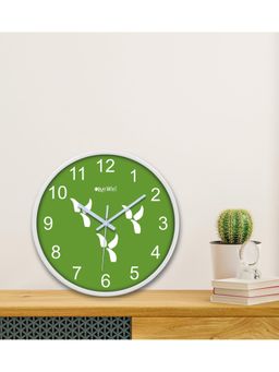 Olive Tree - Green Printed Wall Clock