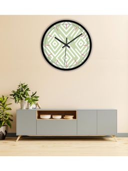 Olive Tree - Green Printed Wall Clock