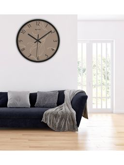 Olive Tree - Brown Printed Wall Clock